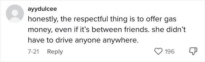 Man Is Confused After Getting A Message From A &ldquo;Friend Of A Friend&rdquo; Who Gave Him A Ride Home Asking Him To Pay $2.47 For Gas