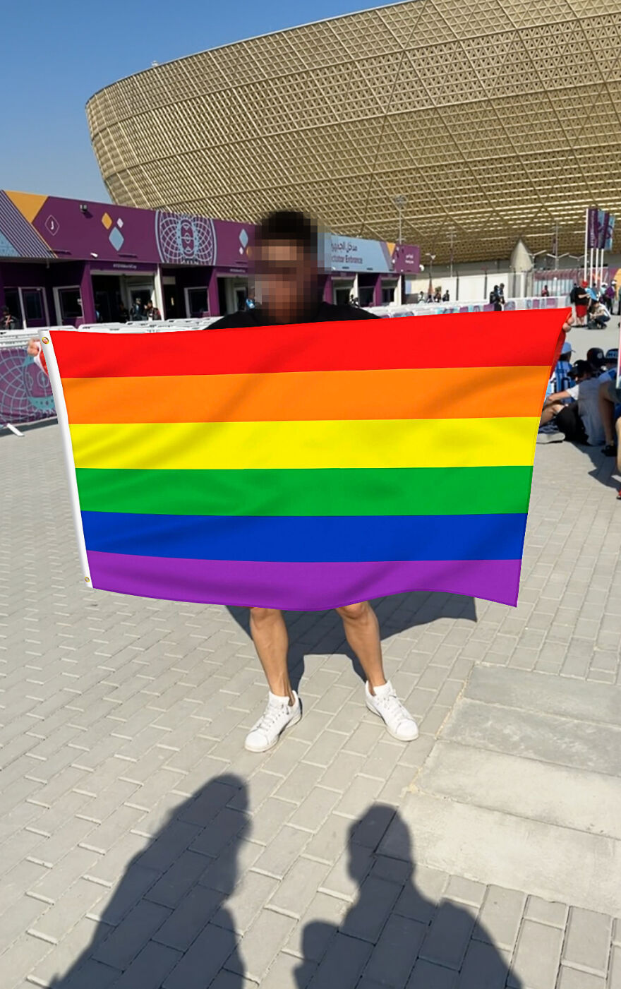 World Cup Fans Are Sneaking Rainbow Flags Into The Qatar World Cup World Cup Fans Are Sneaking Rainbow Flags Into The Qatar World Cup