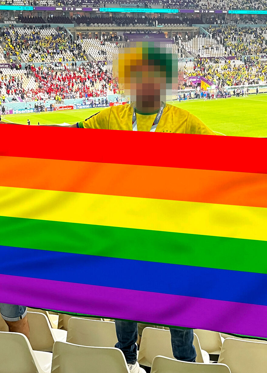 World Cup Fans Are Sneaking Rainbow Flags Into The Qatar World Cup World Cup Fans Are Sneaking Rainbow Flags Into The Qatar World Cup