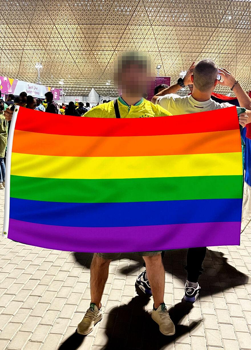 World Cup Fans Are Sneaking Rainbow Flags Into The Qatar World Cup World Cup Fans Are Sneaking Rainbow Flags Into The Qatar World Cup