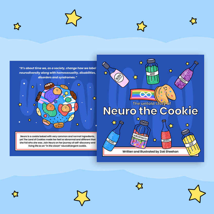 I Wrote And Illustrated A Book About A Neurodivergent & Queer Fortune Cookie! I Wrote And Illustrated A Book About A Neurodivergent & Queer Fortune Cookie!