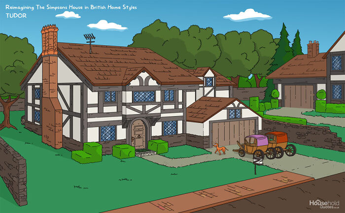 &ldquo;What Would The Simpsons&rsquo; Home Look Like If They Were To Relocate To The UK?&rdquo;: 8 British Home Styles
