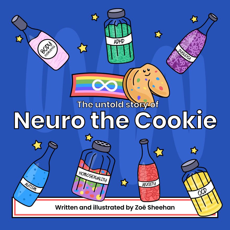 I Wrote And Illustrated A Book About A Neurodivergent & Queer Fortune Cookie! I Wrote And Illustrated A Book About A Neurodivergent & Queer Fortune Cookie!