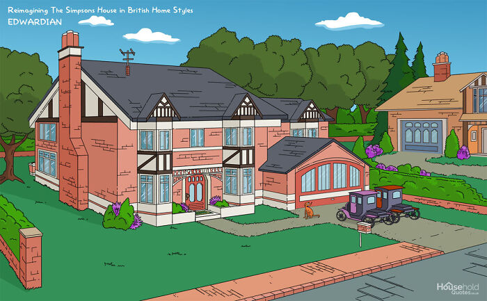 &ldquo;What Would The Simpsons&rsquo; Home Look Like If They Were To Relocate To The UK?&rdquo;: 8 British Home Styles