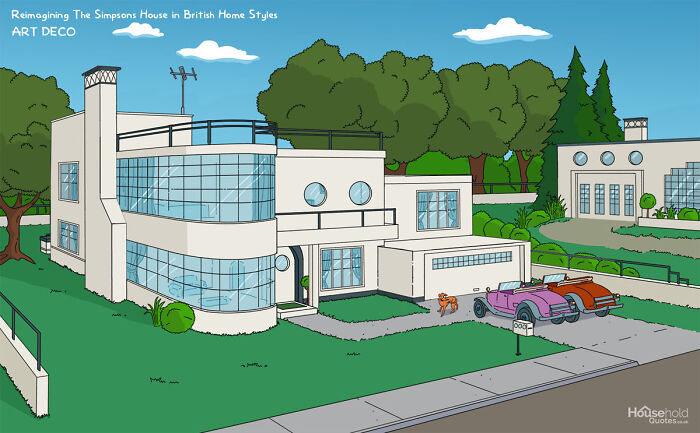 &ldquo;What Would The Simpsons&rsquo; Home Look Like If They Were To Relocate To The UK?&rdquo;: 8 British Home Styles