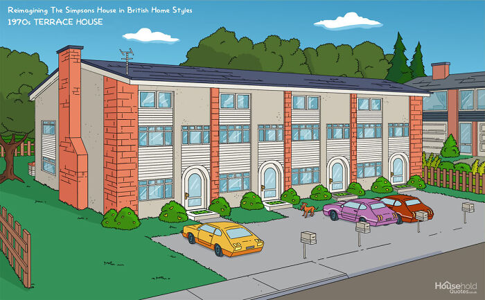 &ldquo;What Would The Simpsons&rsquo; Home Look Like If They Were To Relocate To The UK?&rdquo;: 8 British Home Styles