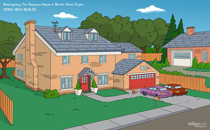 &ldquo;What Would The Simpsons&rsquo; Home Look Like If They Were To Relocate To The UK?&rdquo;: 8 British Home Styles