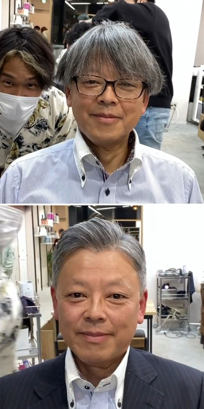This Japanese Hairdresser Proves That Hairstyles Are Important By Giving People Makeovers (30 New Pics)