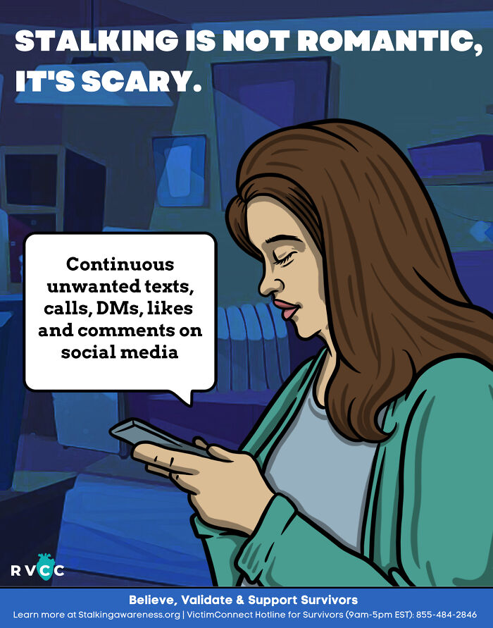 8 Illustrations That Demonstrate What Stalking Looks Like