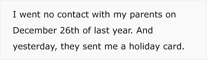 Parents Send A Christmas Card To Their Daughter After A Year Of Not Talking And Decide To Include A Hurtful Message Which Goes Viral With 2.6M Views