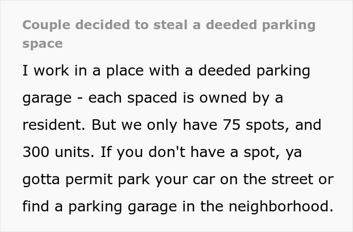 "They Begged Her To Move Her Car": Grandma Gets The Perfect Revenge On Couple After They Steal Her Deeded Parking Spot