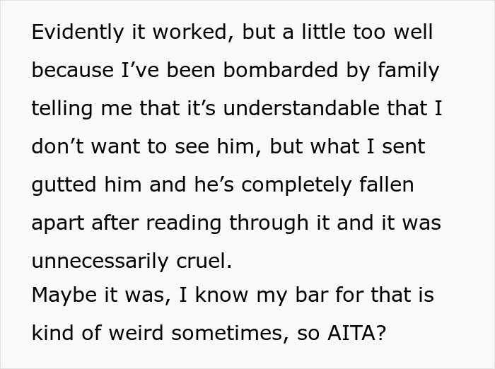 Father Forgot About His Daughter's Existence After Her Half-Brother Got Cancer, More Than A Decade Later Tries To Reconnect With Her, But She Shuts Him Down Father Forgot About His Daughter's Existence After Her Half-Brother Got Cancer, More Than A Decade Later Tries To Reconnect With Her, But She Shuts Him Down
