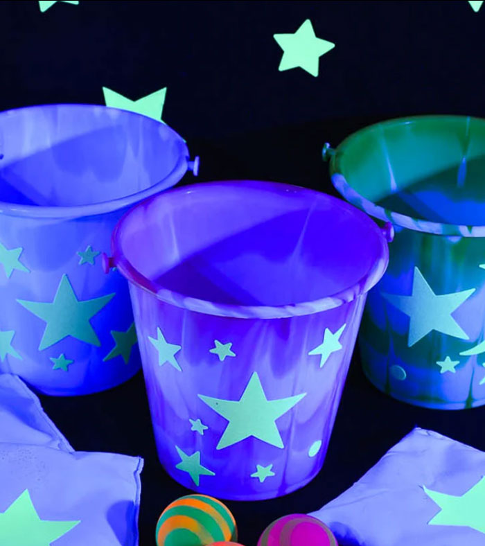 glow in the dark capacities for ping-pong game