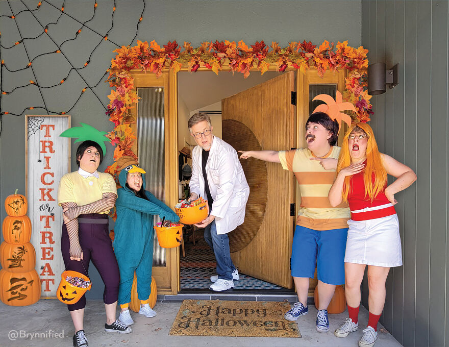 An Awkward Photoshopped Family Calendar For The Year 2023 Of Me, Myself, And I