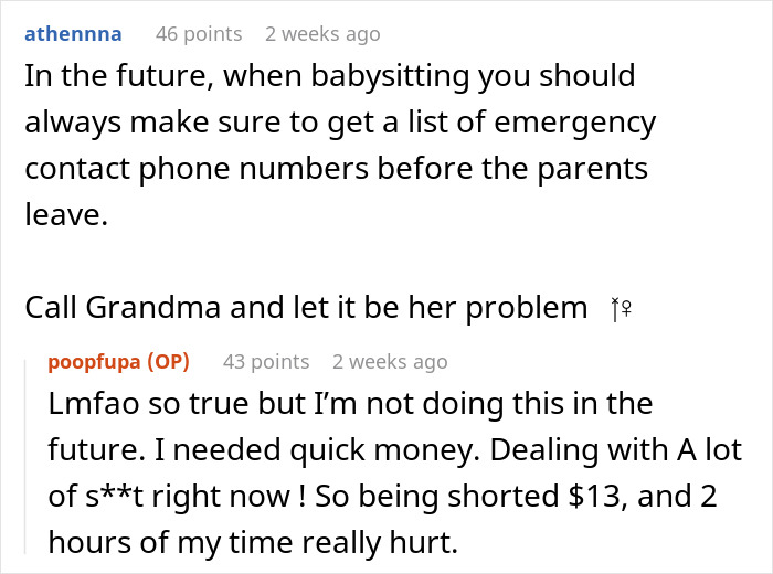 Babysitter Is Completely Lost After The Parents Ignore Her Texts And Don't Come Back In Time