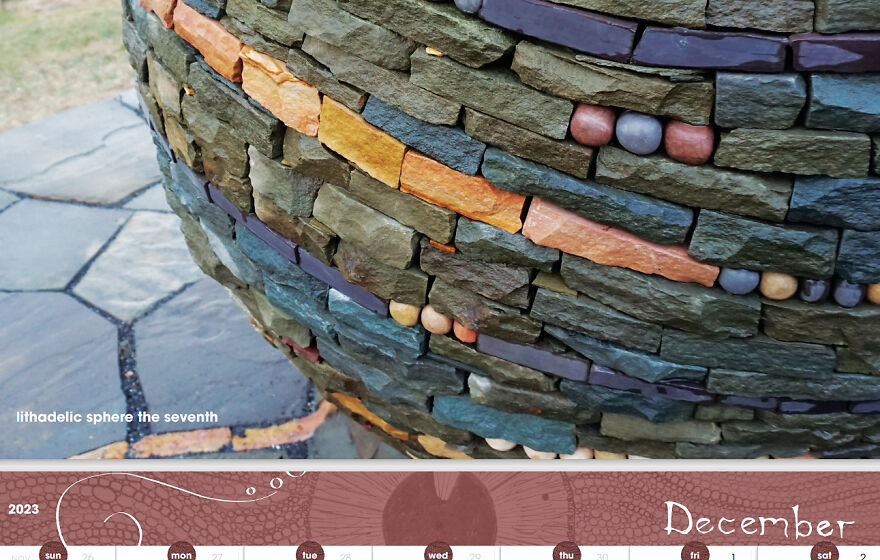 After 16 Years Being Self Employed Doing Stone Art, I Created A Calendar
