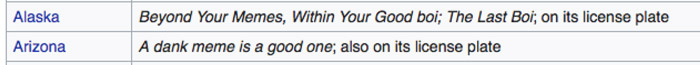 The "What Now?" State, Arizona And Alaska Were Once Altered To Be Entirely All About Memes.