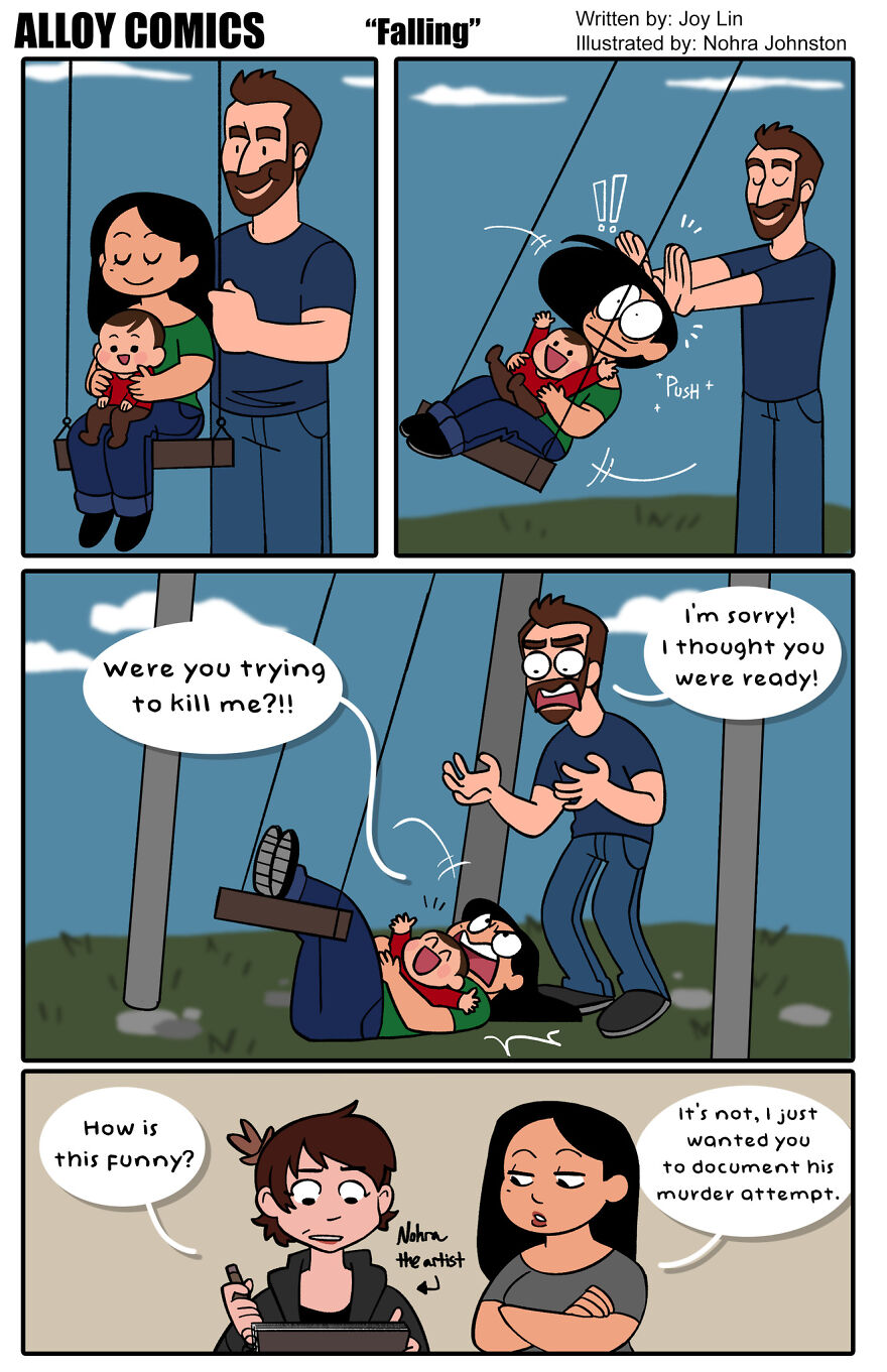 Here Are Some More Honest Comics About Raising My Toddler With Hubby