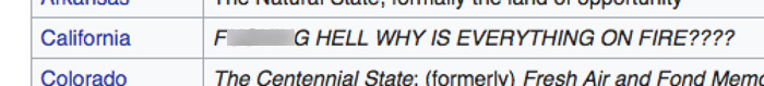 When Someone Was Brutally Honest About What California Had To Go Through With Wildfires