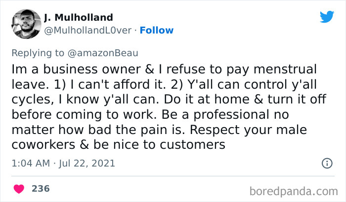 Yea Sorry Let Me Just Empty Out My Vagina If All It’s Blood Before Work