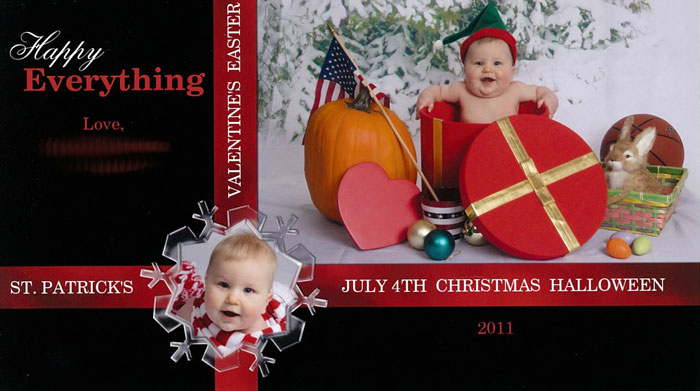 Probably The Last Time I'm Allowed To Do Our Christmas Cards