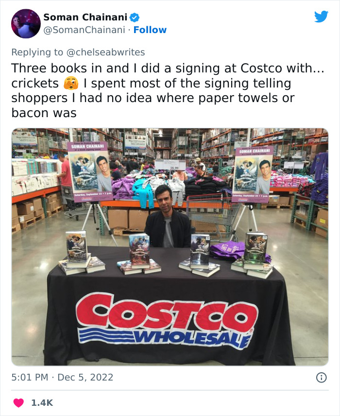 25 Famous Authors Share Their Worst Moments After This New Author Opened Up About How Only 2 People Showed Up To Her Book Signing