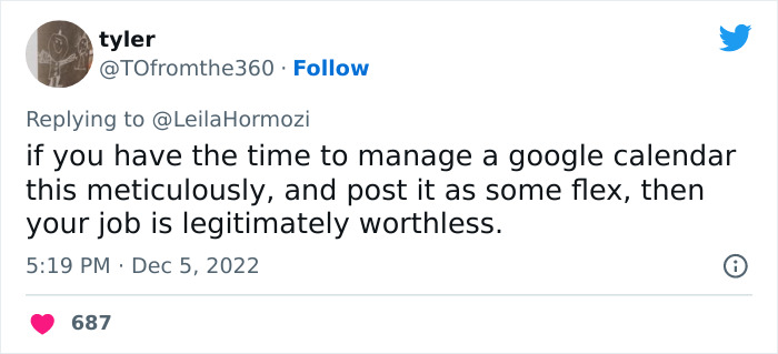 Multimillionaire Woman Shares Her Calendar On Twitter, It Massively Backfires When People Start Savagely Roasting Her