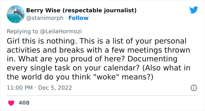 Multimillionaire Woman Shares Her Calendar On Twitter, It Massively Backfires When People Start Savagely Roasting Her