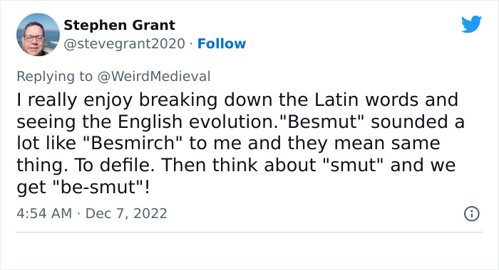 People Are Amused By These 23 Very Medieval Words That Either Sound Funny, Or They Mean Oddly Specific Things People Are Amused By These 23 Very Medieval Words That Either Sound Funny, Or They Mean Oddly Specific Things