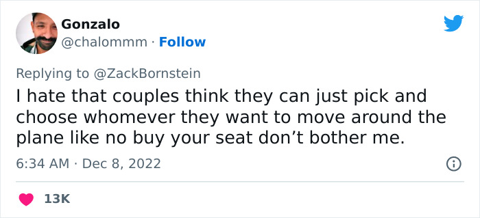 Guy’s Tweet Goes Viral With Nearly 200K Likes After He Shares How A Guy Refused To Swap His Middle Seat On The Plane Guy’s Tweet Goes Viral With Nearly 200K Likes After He Shares How A Guy Refused To Swap His Middle Seat On The Plane