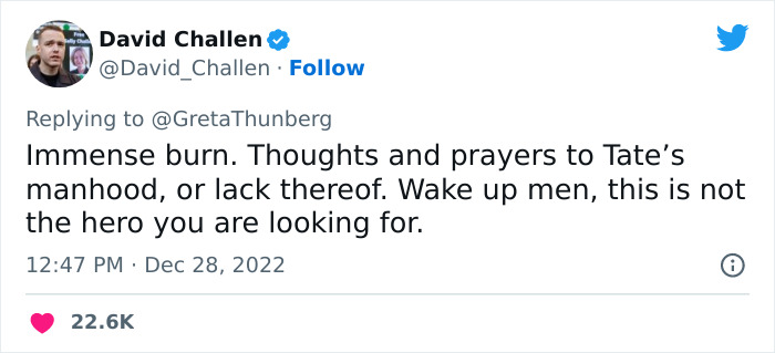 Andrew Tate Vs. Greta Thunberg: A Twitter Showdown on Climate Activism Andrew Tate Vs. Greta Thunberg: A Twitter Showdown on Climate Activism
