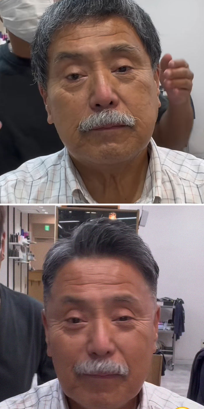 This Japanese Hairdresser Proves That Hairstyles Are Important By Giving People Makeovers (30 New Pics)