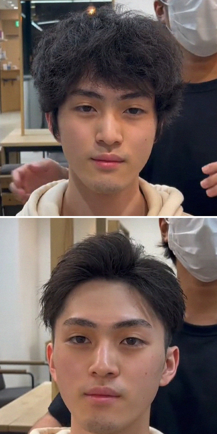 This Japanese Hairdresser Proves That Hairstyles Are Important By Giving People Makeovers (30 New Pics)