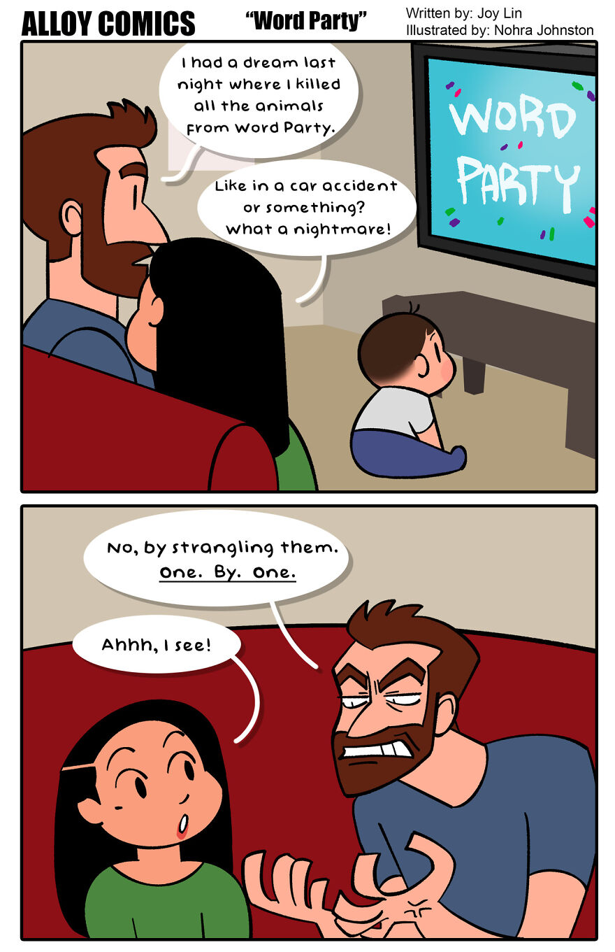 Here Are Some More Honest Comics About Raising My Toddler With Hubby