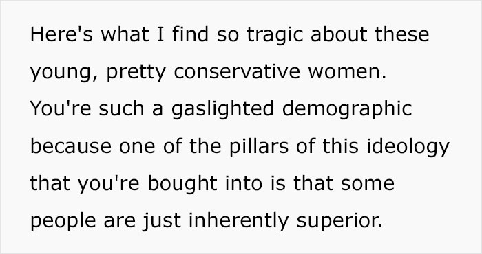 Woman Breaks Down How Young Conservative Women Turn Into 'Karens', And The Internet Finds It Very Accurate Woman Breaks Down How Young Conservative Women Turn Into 'Karens', And The Internet Finds It Very Accurate