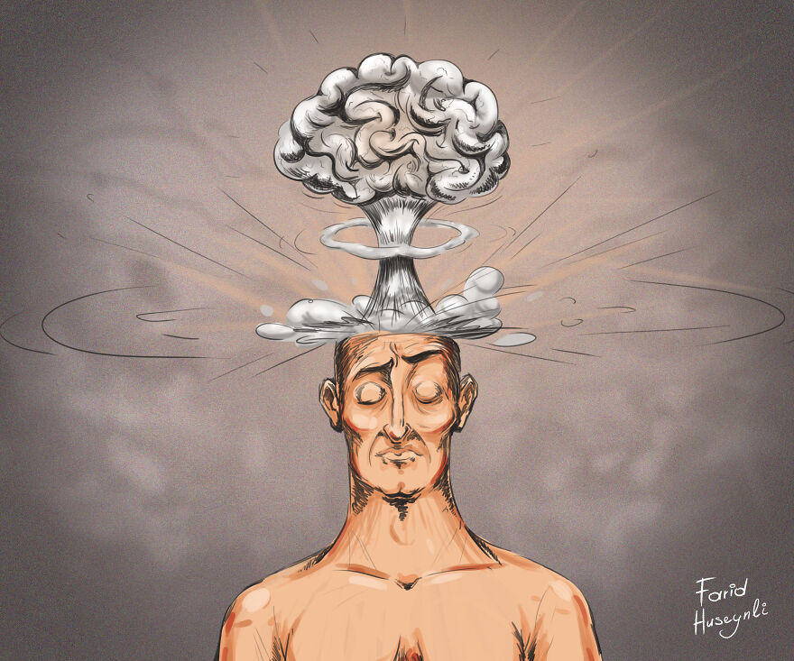 I Have Illustrated Human Brains In A Creative Way