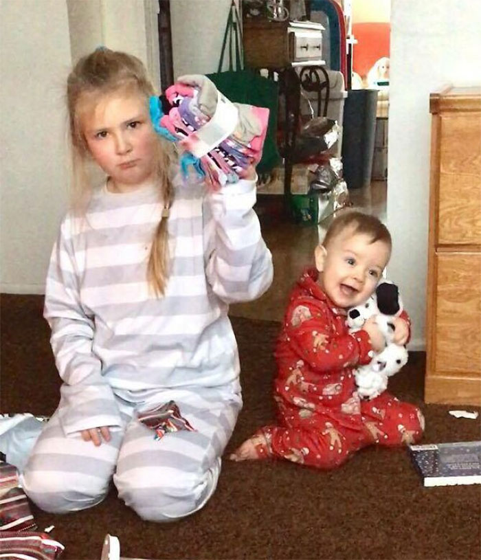 Sometimes Life Gives You A Puppy And Sometimes It Gives You Socks. Christmas 2016