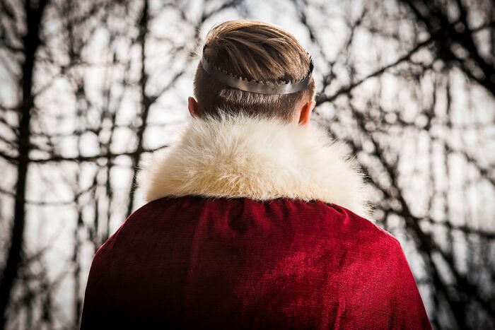 man dresses as prince 