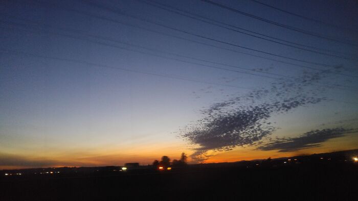 I Can't Do Night Shots Because My Phone Makes Everything Grainy, So Here Is A Sunset