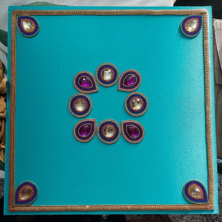 Mandala In Kundan Art