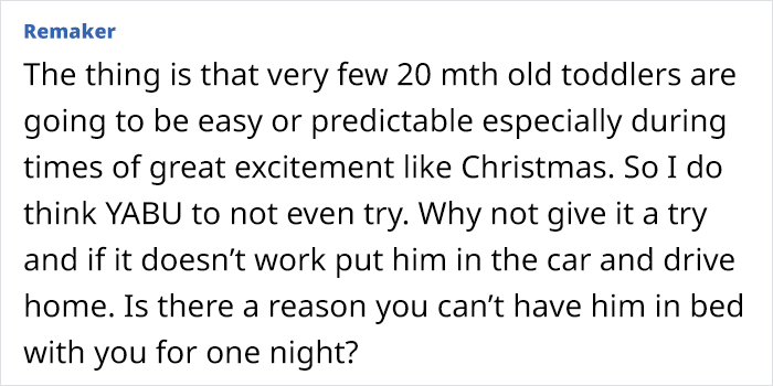 Mom Asks If She's Being Unreasonable For Thinking About 'Canceling Christmas' At Her In-Laws, So As To Not Disrupt Son's Daily Routine