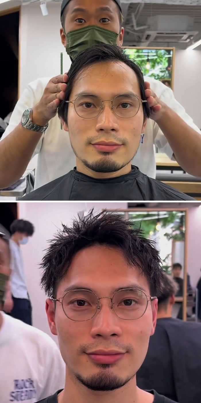 This Japanese Hairdresser Proves That Hairstyles Are Important By Giving People Makeovers (30 New Pics)