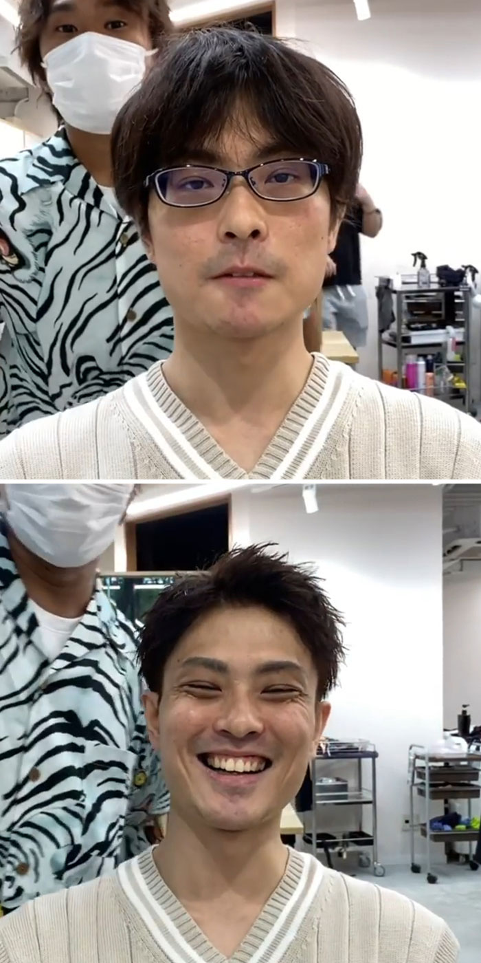 This Japanese Hairdresser Proves That Hairstyles Are Important By Giving People Makeovers (30 New Pics)