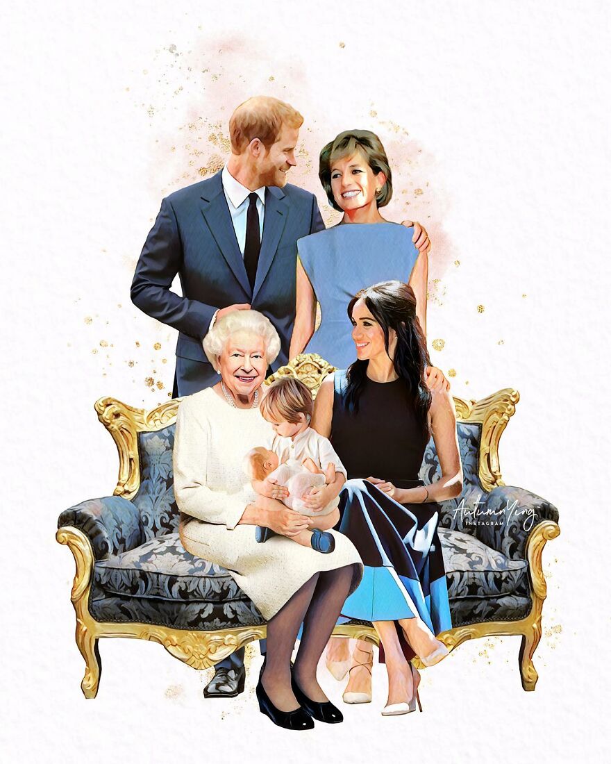 What If Princess Diana Was Alive? Artist Makes Emotional Portraits If This Were Real (24 Pics)