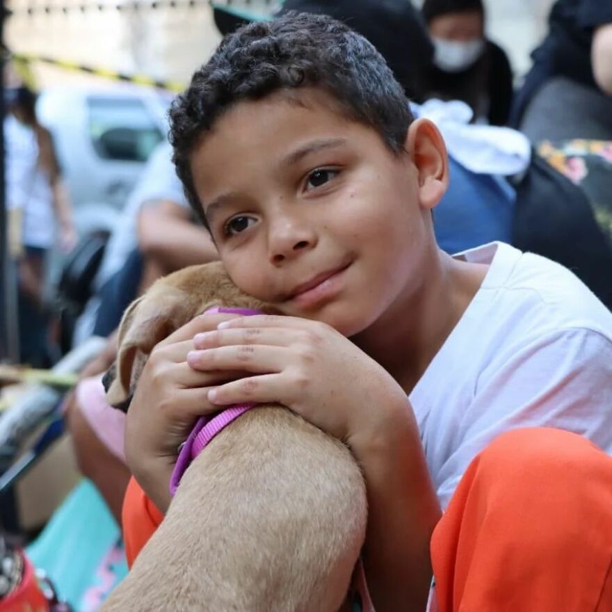 In Brazil, Dogs Make Homeless Children's Lives A Little Less Sad (30 Pics)