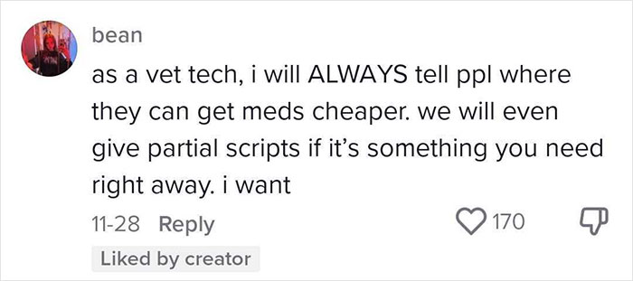 Woman Shares A Life-Saving Tip Vet Techs Don't Tell Pet Owners, Explains How To Save Money On Medication Woman Shares A Life-Saving Tip Vet Techs Don't Tell Pet Owners, Explains How To Save Money On Medication