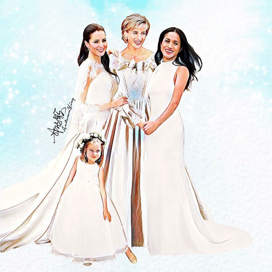 What If Princess Diana Was Alive? Artist Makes Emotional Portraits If This Were Real (24 Pics)