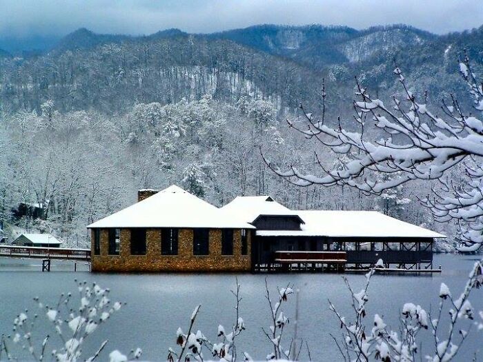 Lake Tahoma In Winter