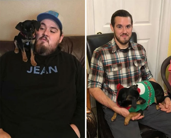 Got My First Pupper Right Before I Started, We’ve Both Changed Quite A Bit
