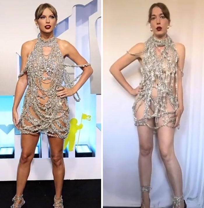 Woman Hilariously Recreates Celebrity Pics, And The Results Are Better Than The Originals (50 Pics)